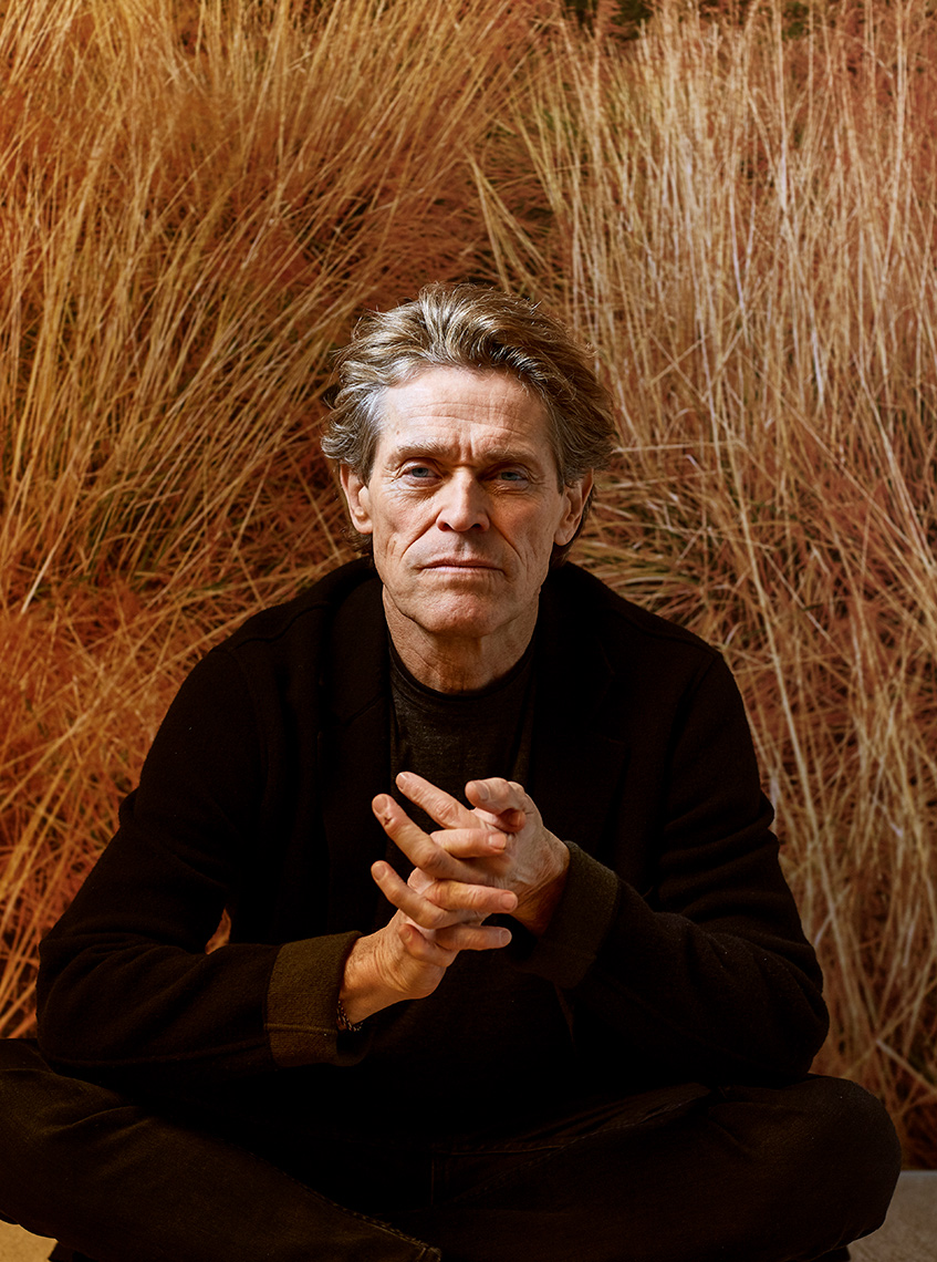 color portrait of Willem Dafoe 