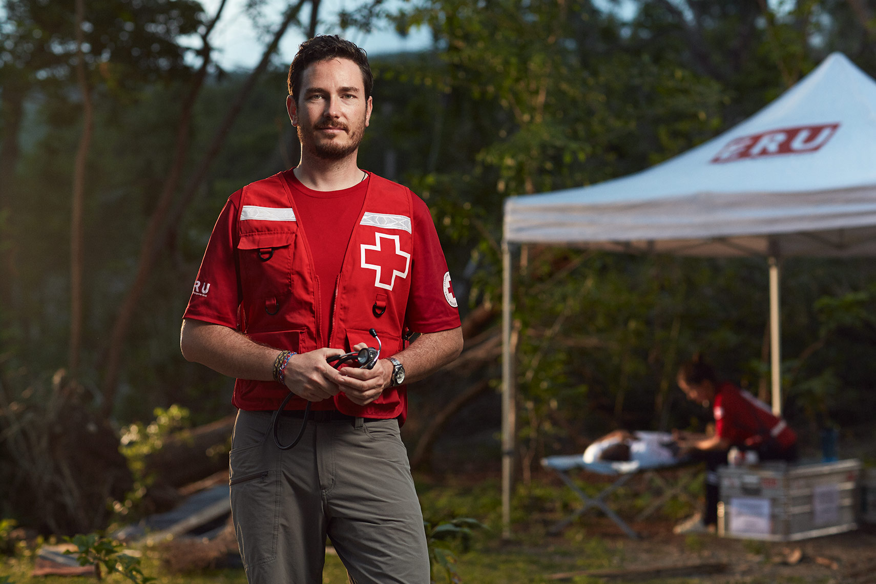 Faces of Humanity, Francis Duclos in Haiti for Canadian Red Cross
