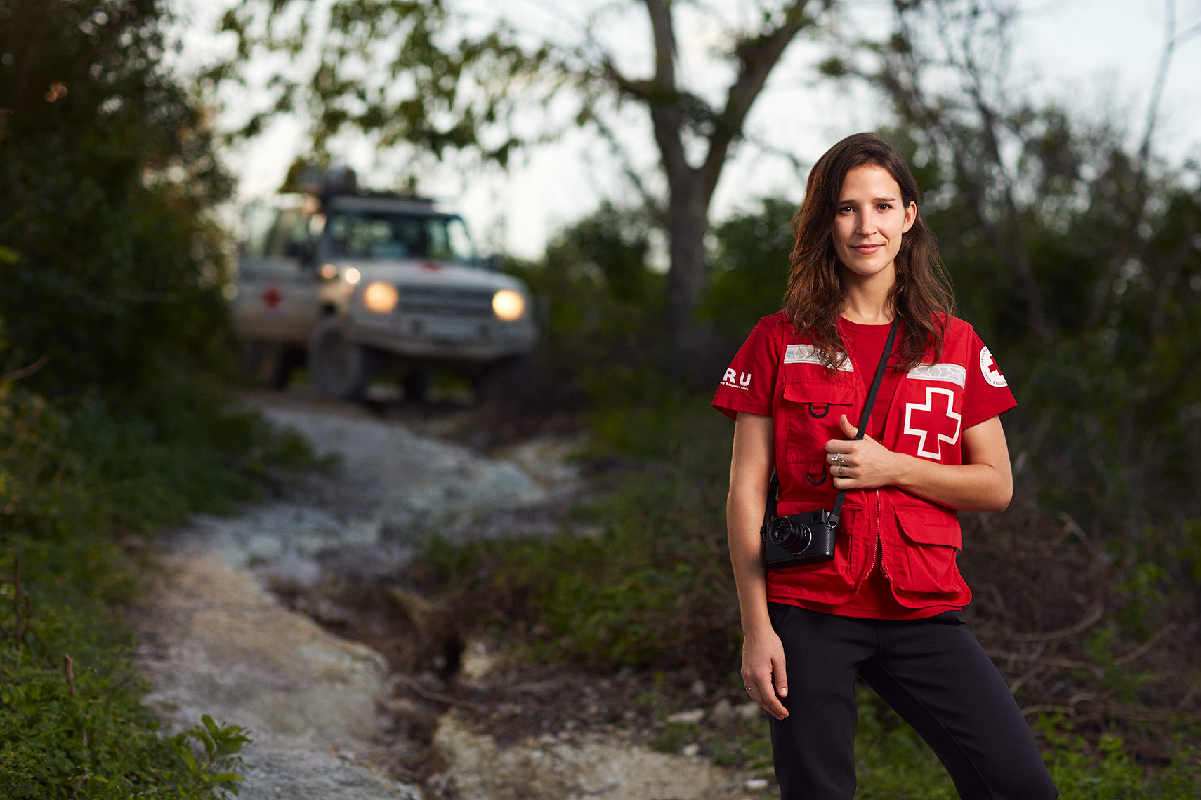 Faces of Humanity, Stephanie Picard in Haiti for Canadian Red Cross